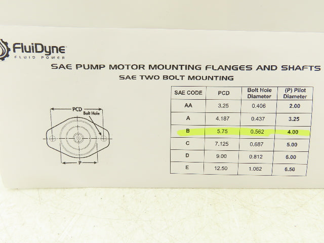 NEMA 182/184T C-Face Motor Pump Adapter Aluminum Bell Housing 2-Bolt Pump SAE-B