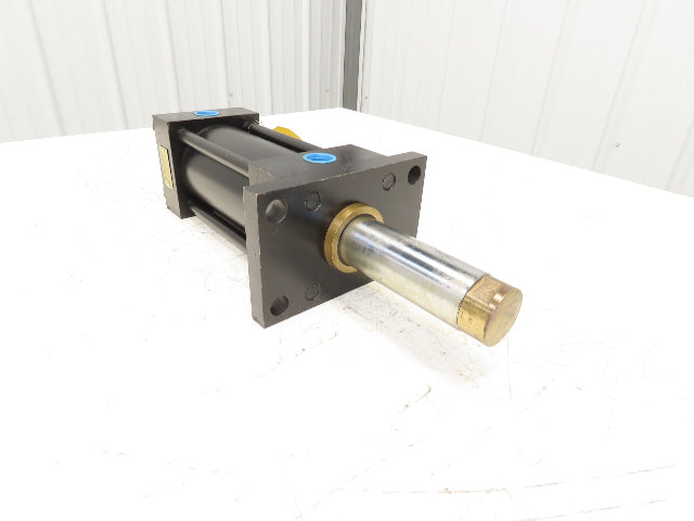 Yates Hydraulic Double Acting Cylinder 3.2" Bore 5" Flange Mount