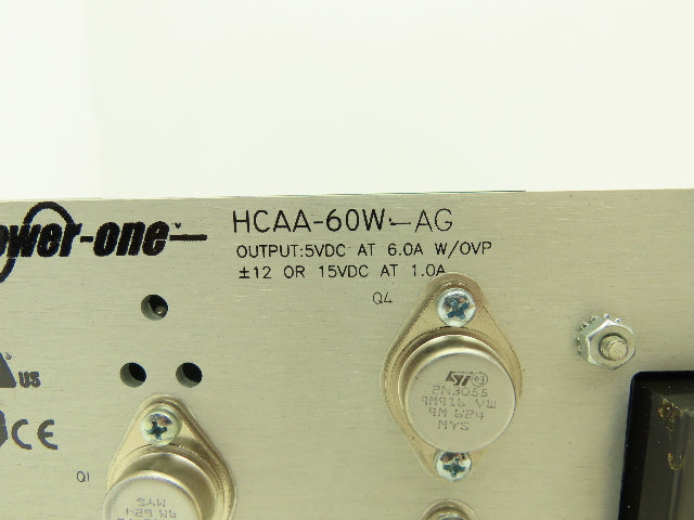 Power One HCAA-60W-AG DC Power Supply 100-240VAC Input 5/12/15VDC Output