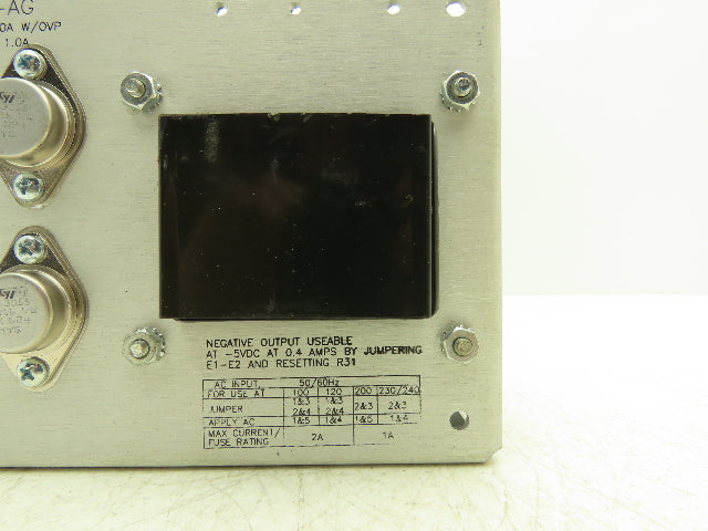 Power One HCAA-60W-AG DC Power Supply 100-240VAC Input 5/12/15VDC Output