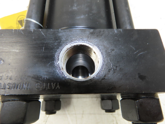 Yates Hydraulic Double Acting Cylinder 3.2" Bore 5" Flange Mount