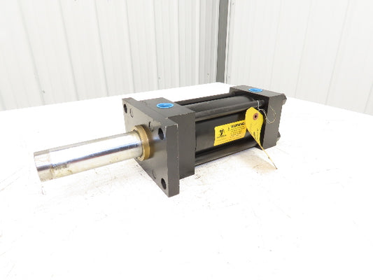 Yates Hydraulic Double Acting Cylinder 3.2" Bore 5" Flange Mount