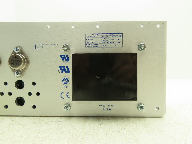 International IHE-48-4 DC Power Supply 100-240VAC 47-63Hz Input 48VDC 4A Output