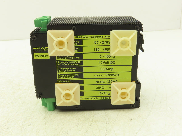 FEAS SNT9012 Switch Mode DC Power Supply 8A 96W 12VDC Output
