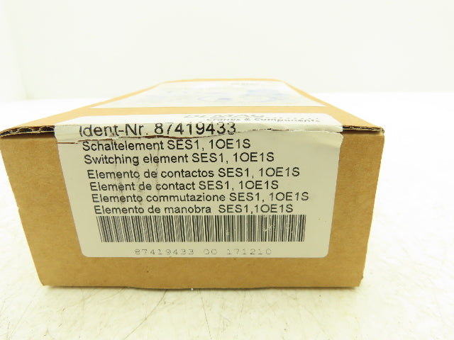 Demag SES1 1OE1S Switching Element Contact Block for Crane Control