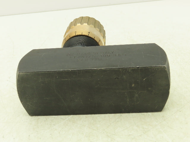 Tognella FT257/5-100 Single-Acting Needle Control Valve SAE O-Ring Threads