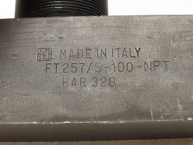 Tognella FT257/5-100 Single-Acting Needle Control Valve SAE O-Ring Threads