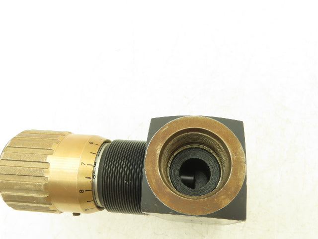 Tognella FT257/5-100 Single-Acting Needle Control Valve SAE O-Ring Threads