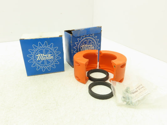 Martin 4016COV Coupling Cover #40 Chain 4" OD x 2" Width Lot Of 2