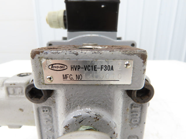 Toyo-Oki TWF4819AT Hydraulic Pump Power Unit 220V 3PH HVP-VC1E-F30A
