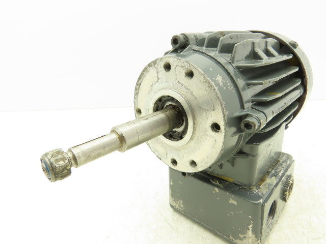 Bauer E3-20/DK 54-143L Gearmotor Motor Only 110W 1620rpm 550V 3PH Step Shaft