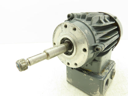 Bauer E3-20/DK 54-143L Gearmotor Motor Only 110W 1620rpm 550V 3PH Step Shaft