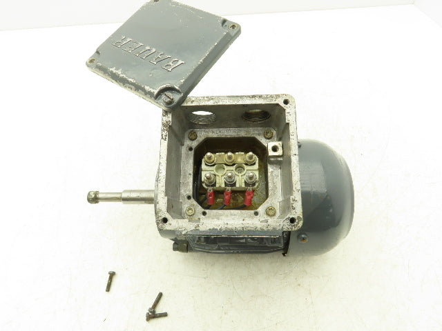 Bauer E3-20/DK 54-143L Gearmotor Motor Only 110W 1620rpm 550V 3PH Step Shaft