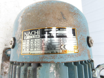 Nachi UVN-1A-1A3-1.5-4-11 Variable Hydraulic Uni-Pump 3.8gpm 1160psi 1.5kw 220V