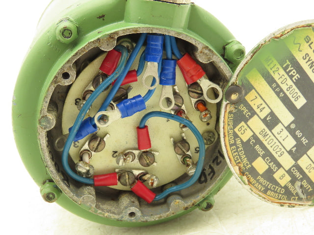 Superior Electric BM101029 M112-FD-8006 Slo-Syn DC Stepper Motor 7.44V 200rpm