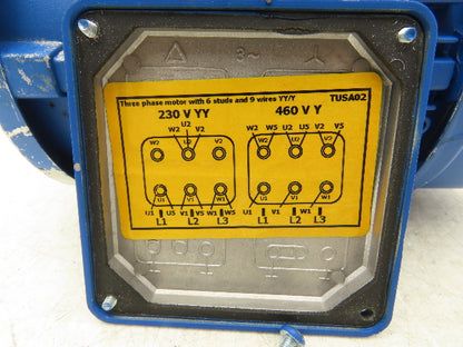 Elektro Drive MTOML71B4/2 AC Motor .37kw .5Hp 1656rpm 230/460V 3PH IEC 71 Frame