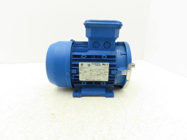 Elektro Drive MTOML71B4/2 AC Motor .37kw .5Hp 1656rpm 230/460V 3PH IEC 71 Frame