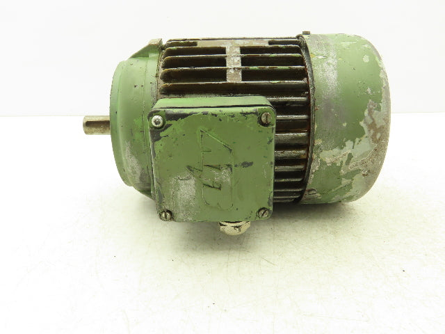 ATB RF 0.75/4-7 Metric AC Motor 0.9kw 1.2Hp 1710rpm 460V 3PH IEC 80M Frame