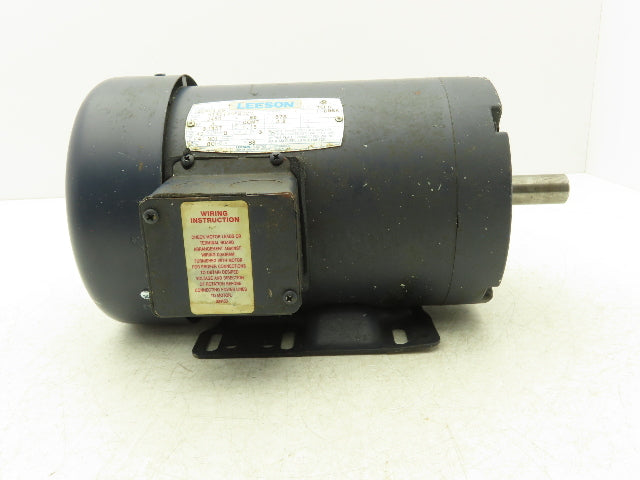 Leeson 120423.00 AC Motor 3Hp 3450rpm 575V 3PH IEC G145T Frame N145T34FB12C