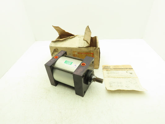 Speedaire 2W489 Pneumatic Air / Hydraulic Cylinder 6" Bore 4" Stroke 250/400PSI