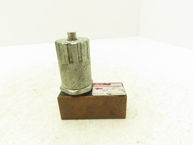 Toyo-oki Kogyo HF3-CT30-03B Hydraulic Manual Flow Control Valve 3/8" NPT