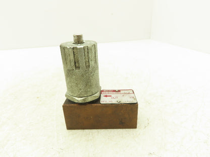 Toyo-oki Kogyo HF3-CT30-03B Hydraulic Manual Flow Control Valve 3/8" NPT