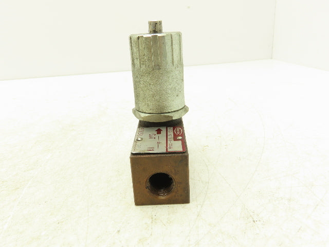 Toyo-oki Kogyo HF3-CT30-03B Hydraulic Manual Flow Control Valve 3/8" NPT