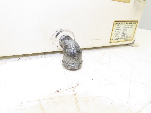 Okuma OEY-L-STD-2.2KW CNC Lathe Hydraulic Power Unit 30L/Min UNI Pump 20L Tank