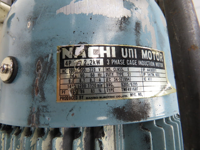 Okuma OEY-L-STD-2.2KW CNC Lathe Hydraulic Power Unit 30L/Min UNI Pump 20L Tank