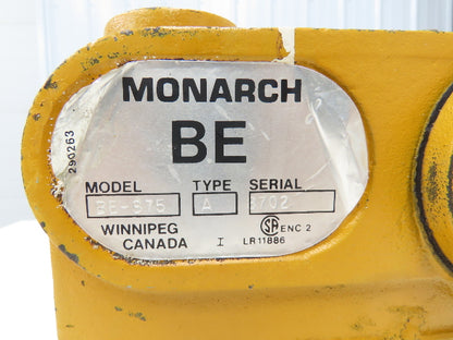 Monarch BE-S75 Sewage Effluent Sump Pump 1.25"NPT 3/4Hp 115/230V Self Priming