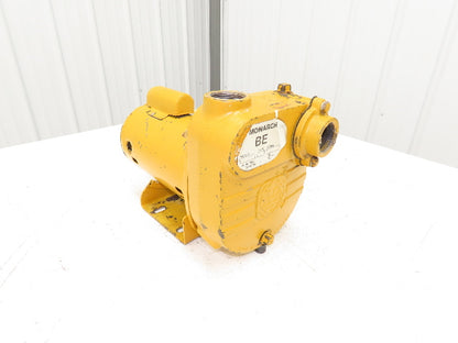Monarch BE-S75 Sewage Effluent Sump Pump 1.25"NPT 3/4Hp 115/230V Self Priming