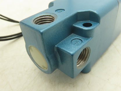 Mac 225B-111CA Pneumatic Solenoid Valve 3 Way 120VAC 16W 150 PSI