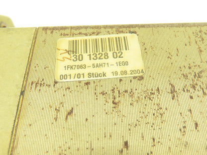 Siemens 1FK7063-5AH71-1EG0 AC Servo Motor 11Nm 7200rpm 3Ph W/A-2048 Encoder