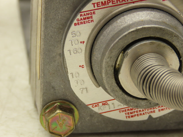 Asco KF11A1/PA10A Temperature Switch W/Sensor Probe Missing Cover 120/240VAC
