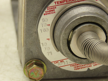 Asco KF11A1/PA10A Temperature Switch W/Sensor Probe Missing Cover 120/240VAC