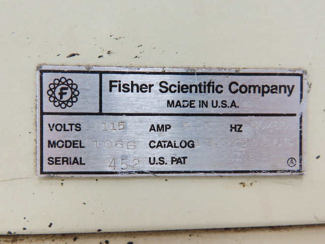 Fisher Scientific 106G Isotemp Laboratory Incubator Oven 115VAC Bearing Heater