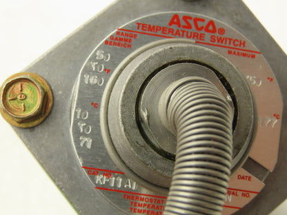 Asco KF11A1/PA10A Temperature Switch Assy W/Sensor Limit Control 120/250VAC