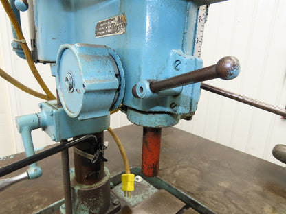 Clausing 20" Variable Speed Drill Press Weld Table 48x48" Wilton Bullet Vise