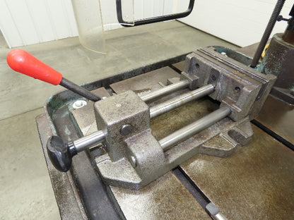 Clausing 20" Variable Speed Drill Press Weld Table 48x48" Wilton Bullet Vise