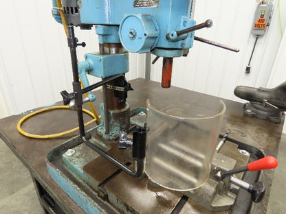 Clausing 20" Variable Speed Drill Press Weld Table 48x48" Wilton Bullet Vise