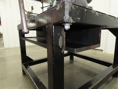 Clausing 20" Variable Speed Drill Press Weld Table 48x48" Wilton Bullet Vise