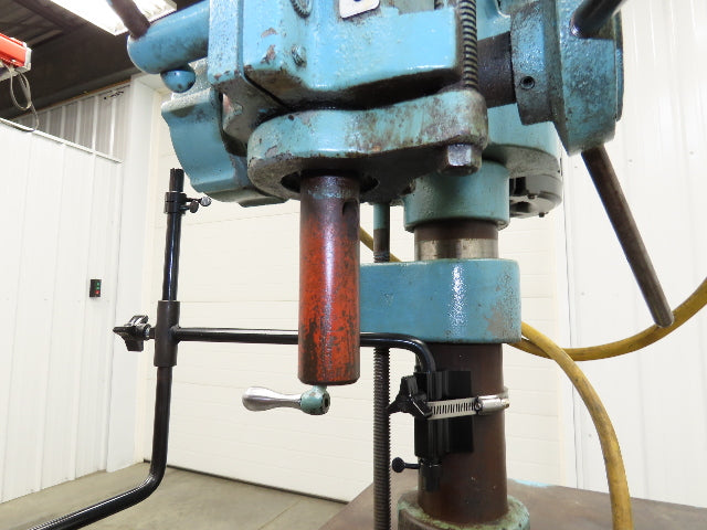 Clausing 20" Variable Speed Drill Press Weld Table 48x48" Wilton Bullet Vise