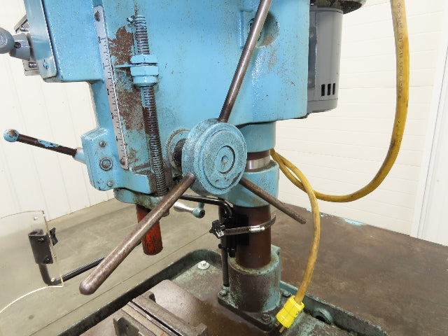 Clausing 20" Variable Speed Drill Press Weld Table 48x48" Wilton Bullet Vise