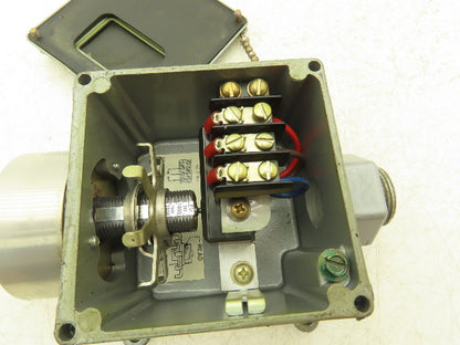 Custom Control Sensors 604P21 Hydraulic Pressure Switch 7500 PSIG 125-480 VAC