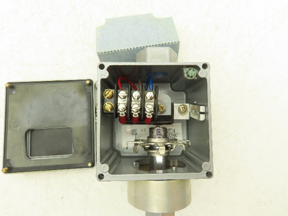 Custom Control Sensors 604P21 Hydraulic Pressure Switch 7500 PSIG 125-480 VAC