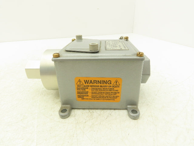 Custom Control Sensors 604P21 Hydraulic Pressure Switch 7500 PSIG 125-480 VAC
