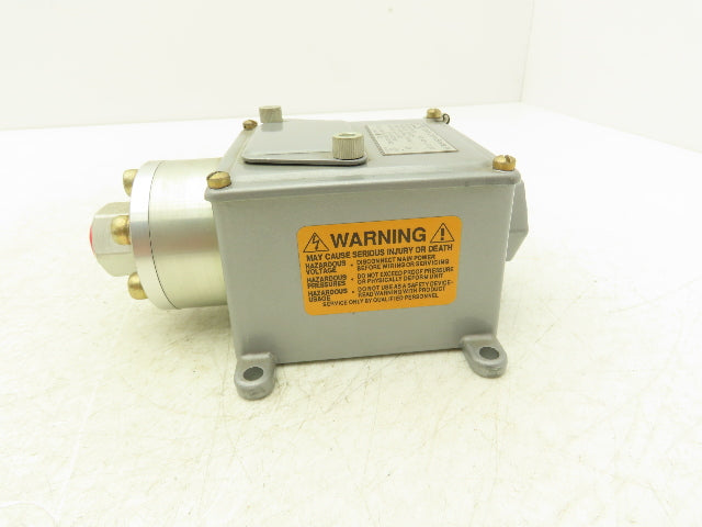 Custom Control Sensors 604G2 Hydraulic Pressure Switch 4500 PSIG 125-480 VAC