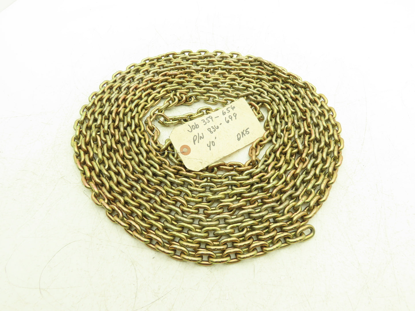 Demag Crane 836-699 Electric Hoist Link Chain 27' Length  -Chain Only