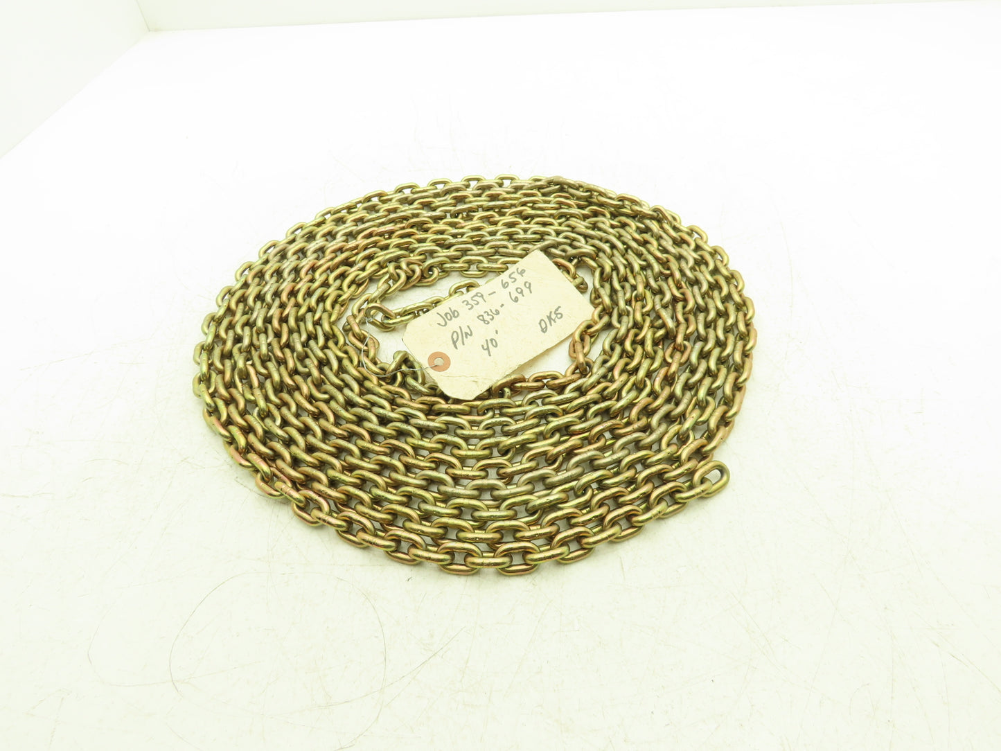 Demag Crane 836-699 Electric Hoist Link Chain 27' Length  -Chain Only