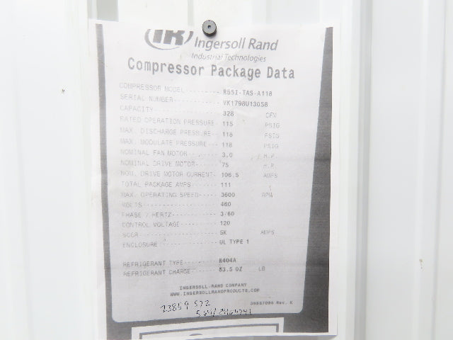 Ingersoll Rand 23859564 Air Compressor Aftercooler Oil Radiator Heat Exchanger